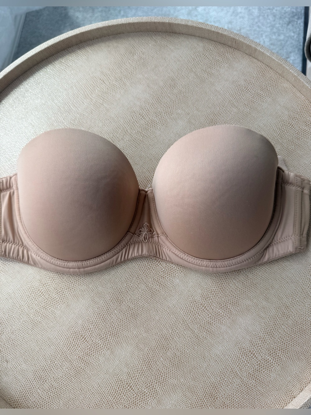 Victoria's Secret Strapless T-Shirt Bra in Nude